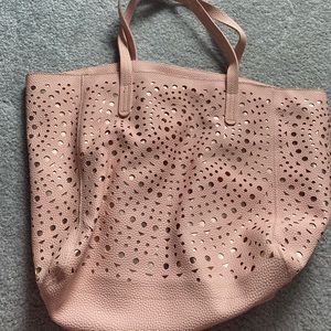 Large pink tote